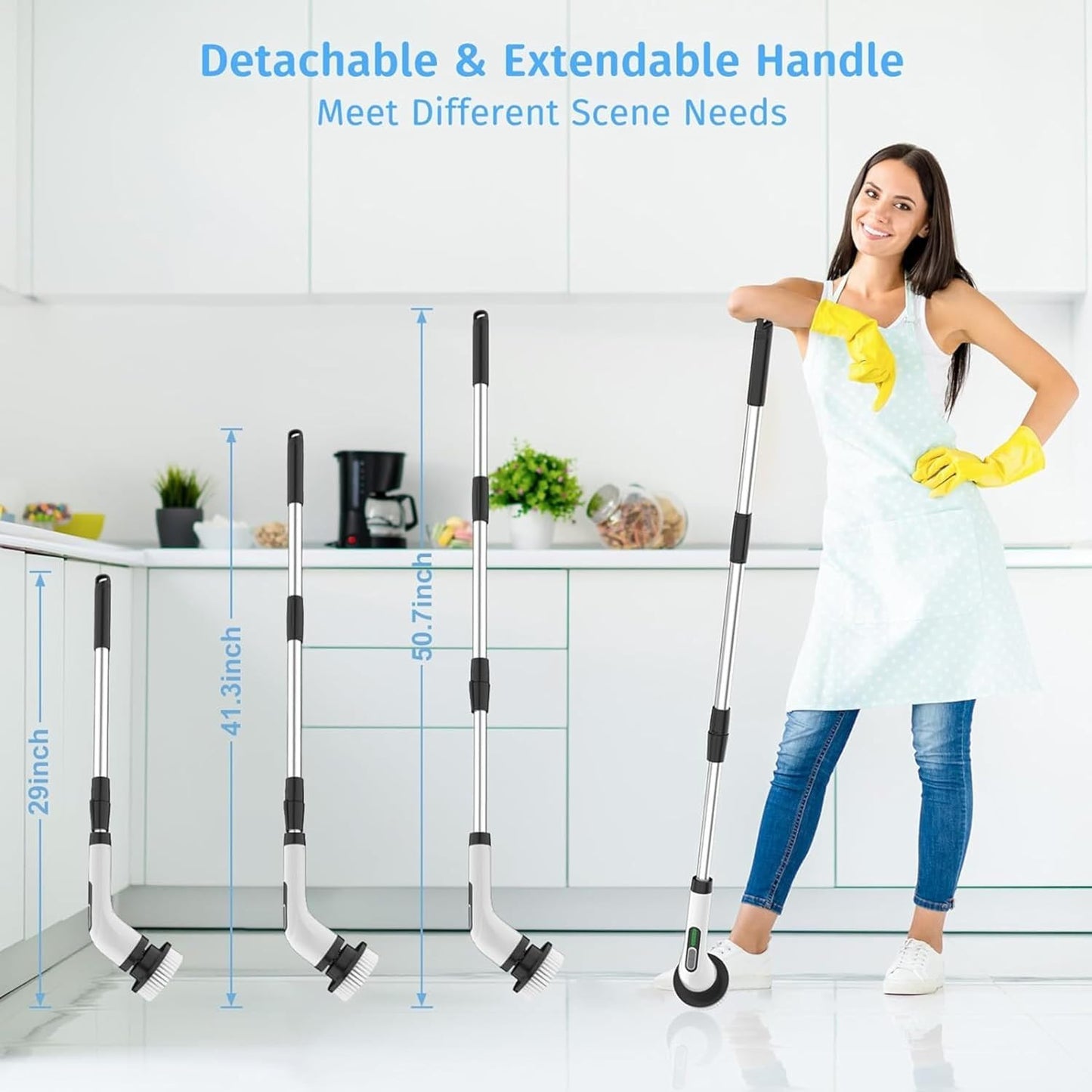 9 in 1 Electric Scrubber Brush